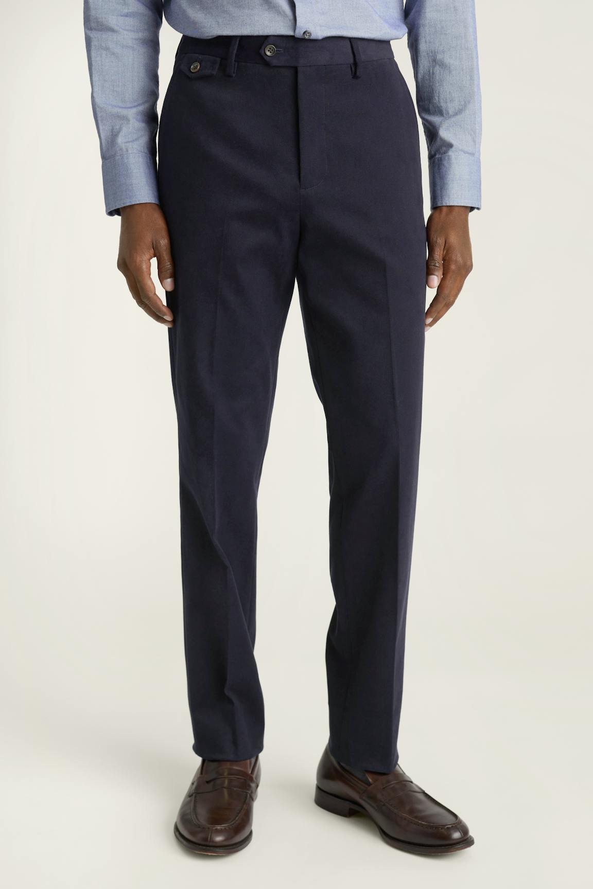 Jetsetter Italian Brushed Cotton Dress Pant