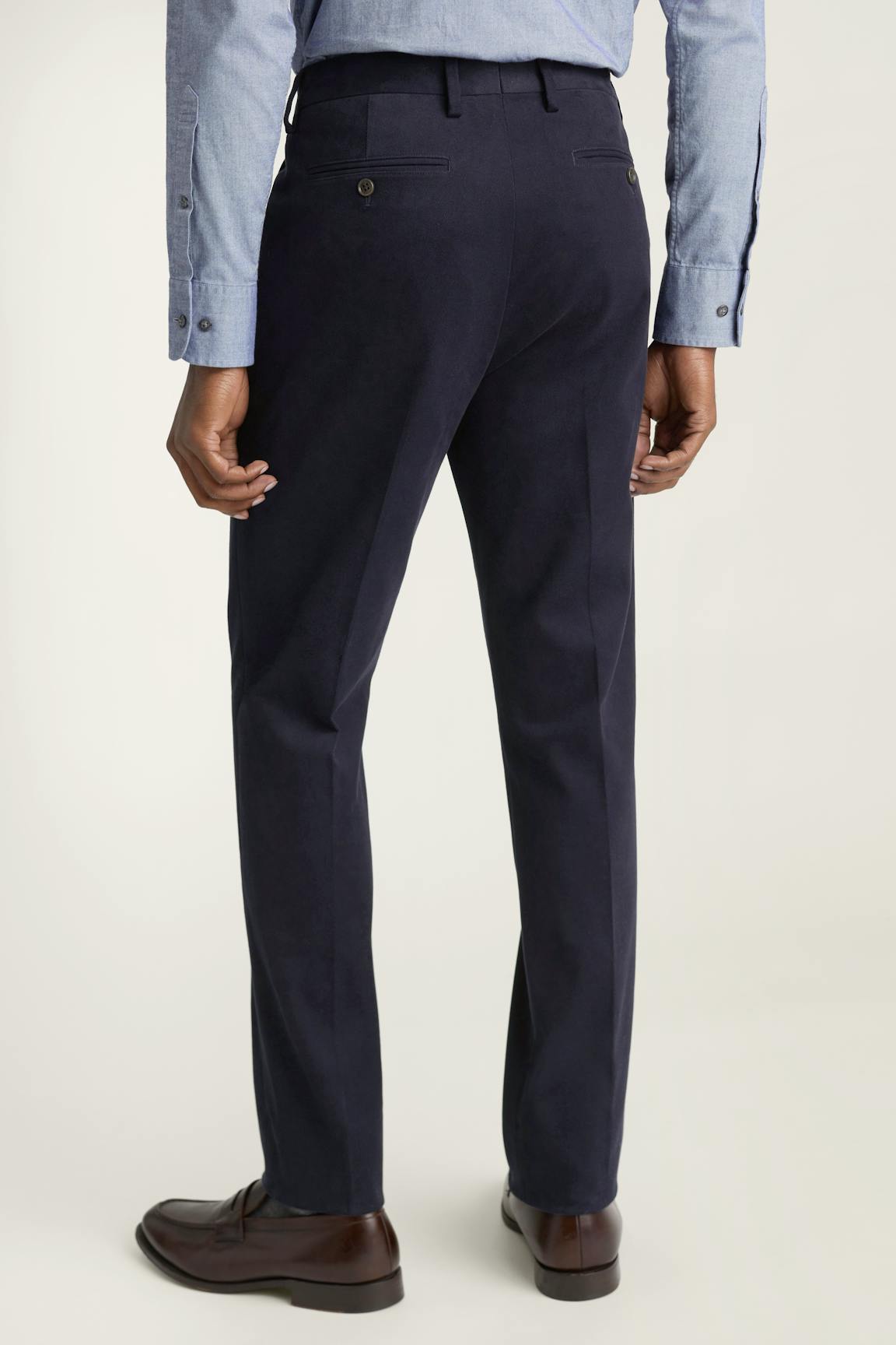 Jetsetter Italian Brushed Cotton Dress Pant