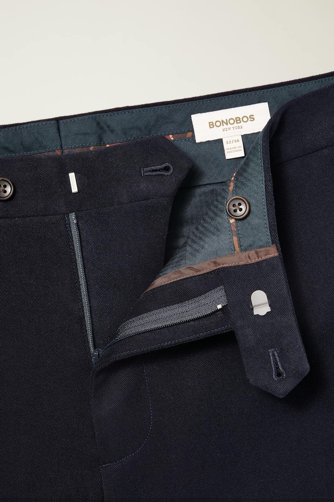 Jetsetter Italian Brushed Cotton Dress Pant