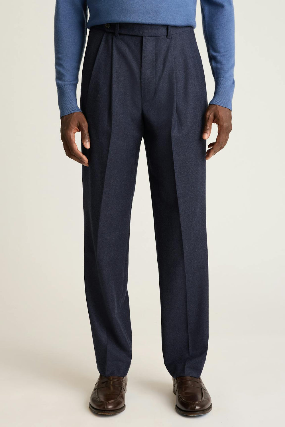 Italian Pleated Wool Trouser