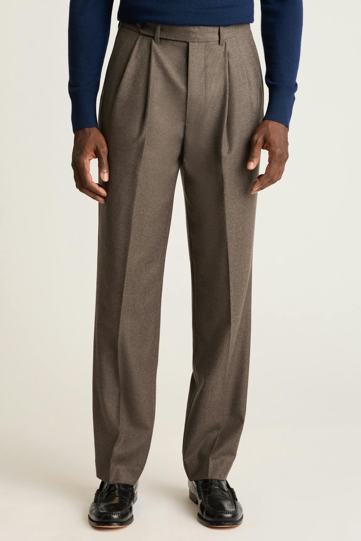 Italian Pleated Wool Trouser