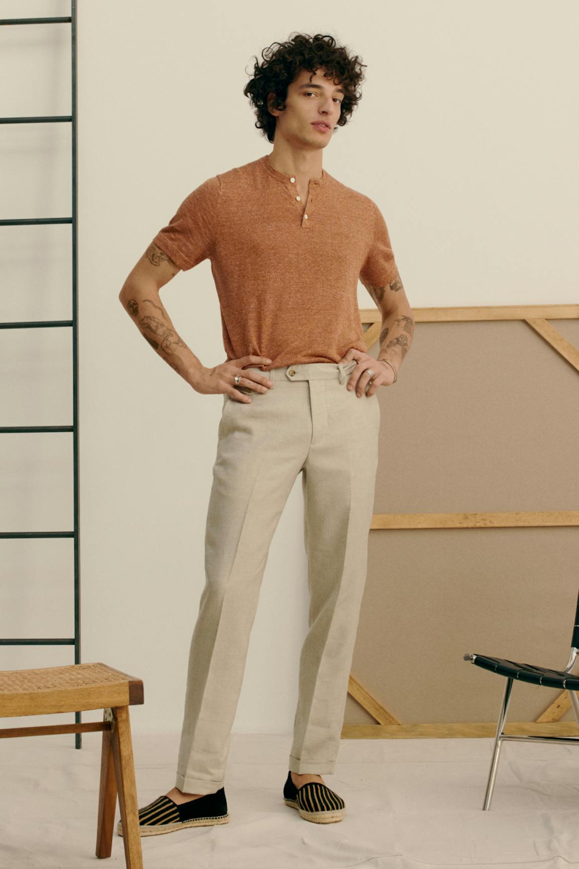 Jetsetter Italian Linen Dress Pant
