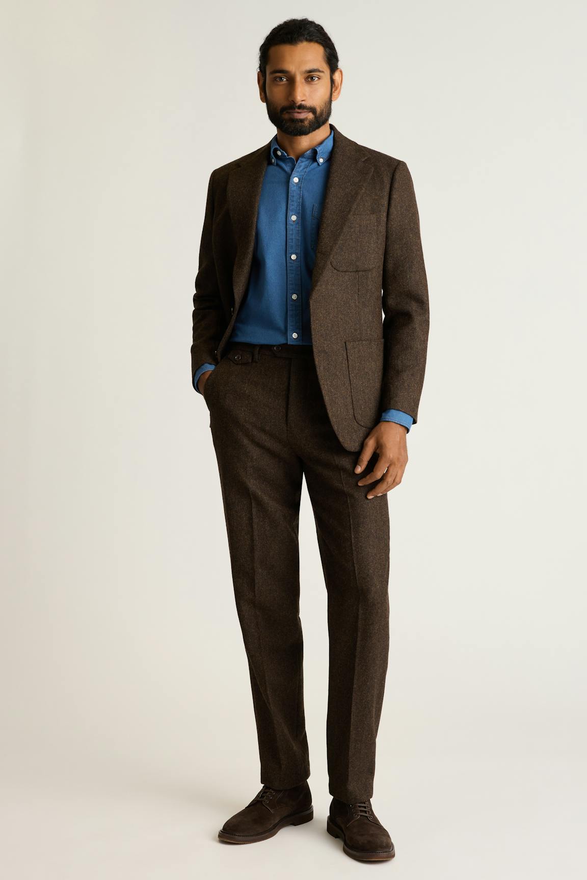 Jetsetter British Tweed Dress Pant