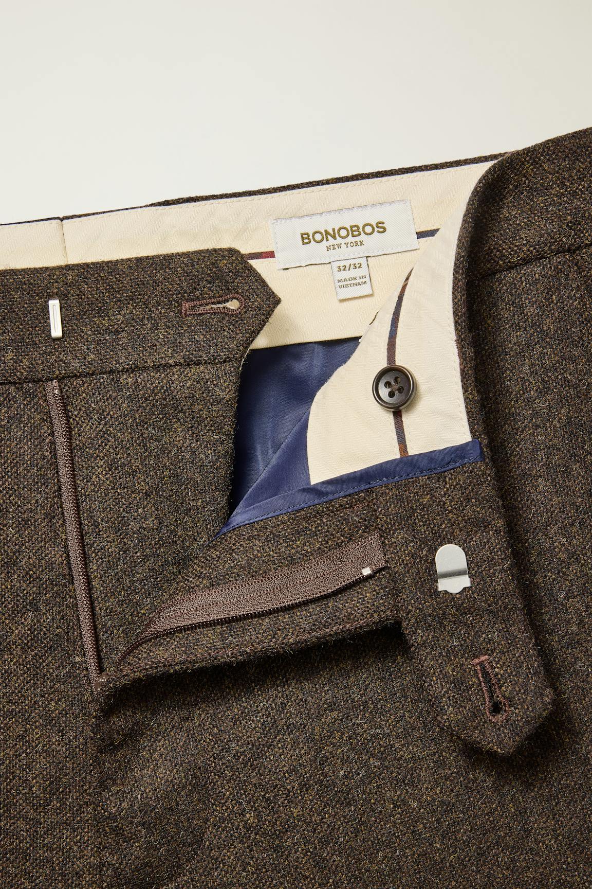 Jetsetter British Tweed Dress Pant
