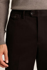 Jetsetter Italian Brushed Cotton Dress Pant