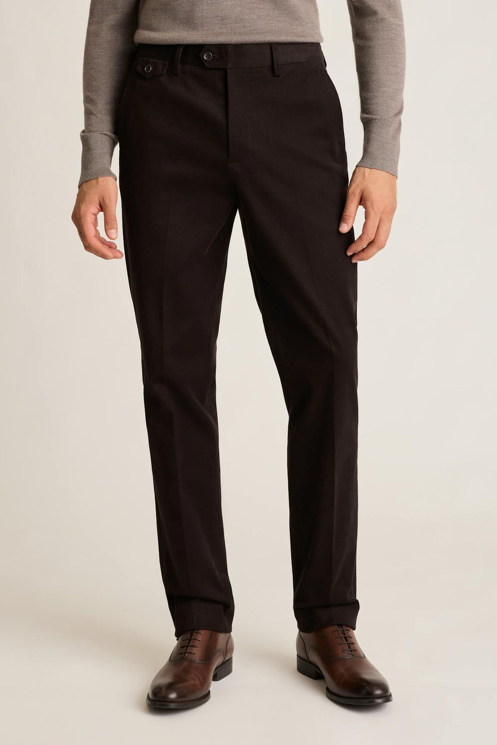 Jetsetter Italian Brushed Cotton Dress Pant