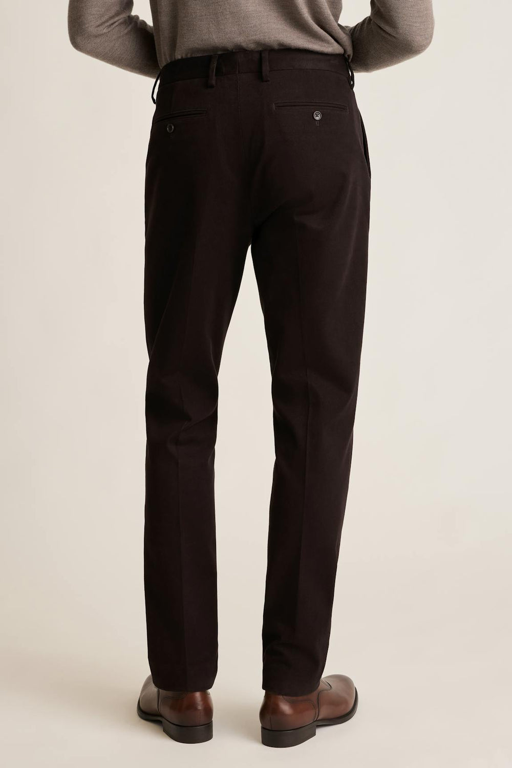 Jetsetter Italian Brushed Cotton Dress Pant