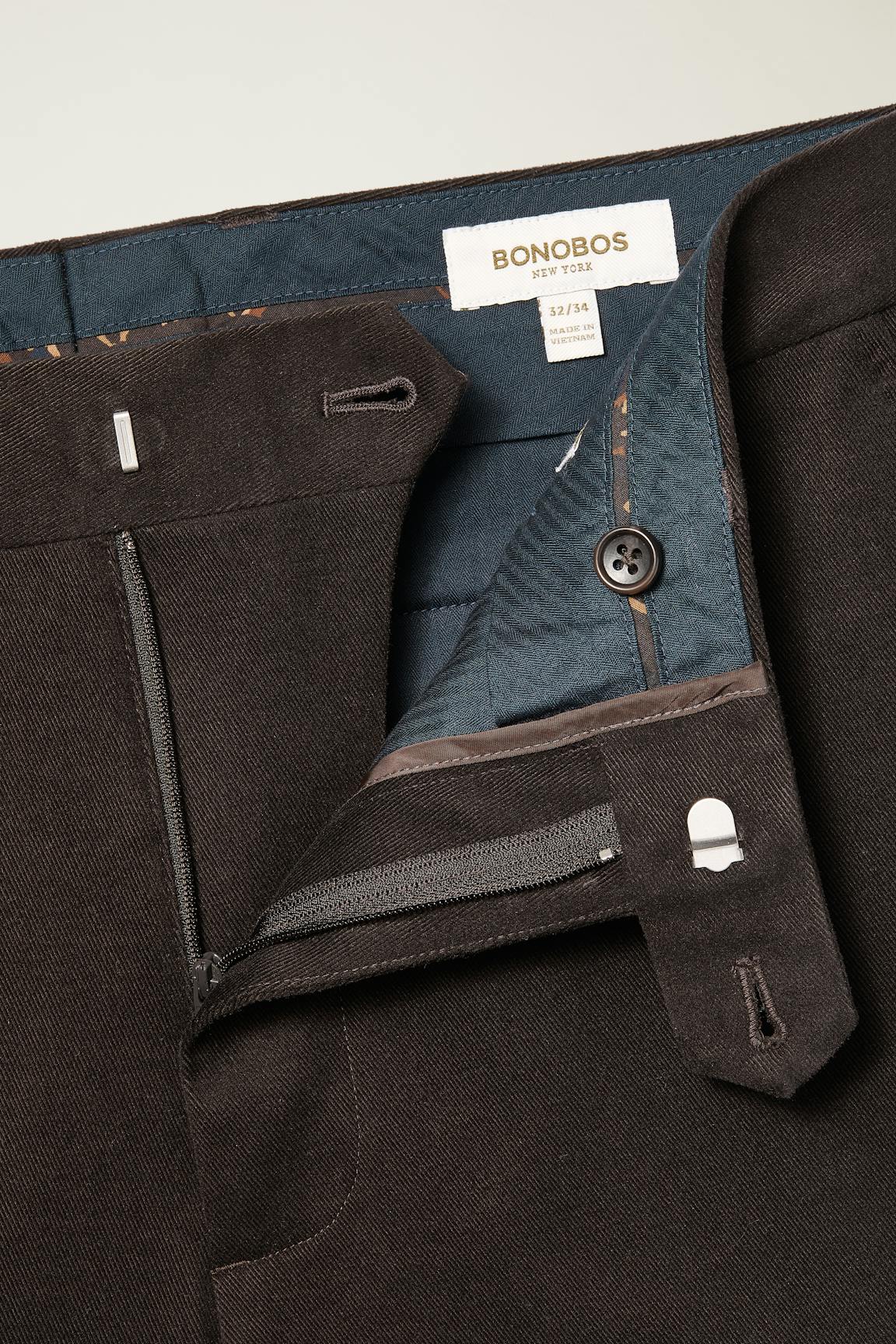 Jetsetter Italian Brushed Cotton Dress Pant