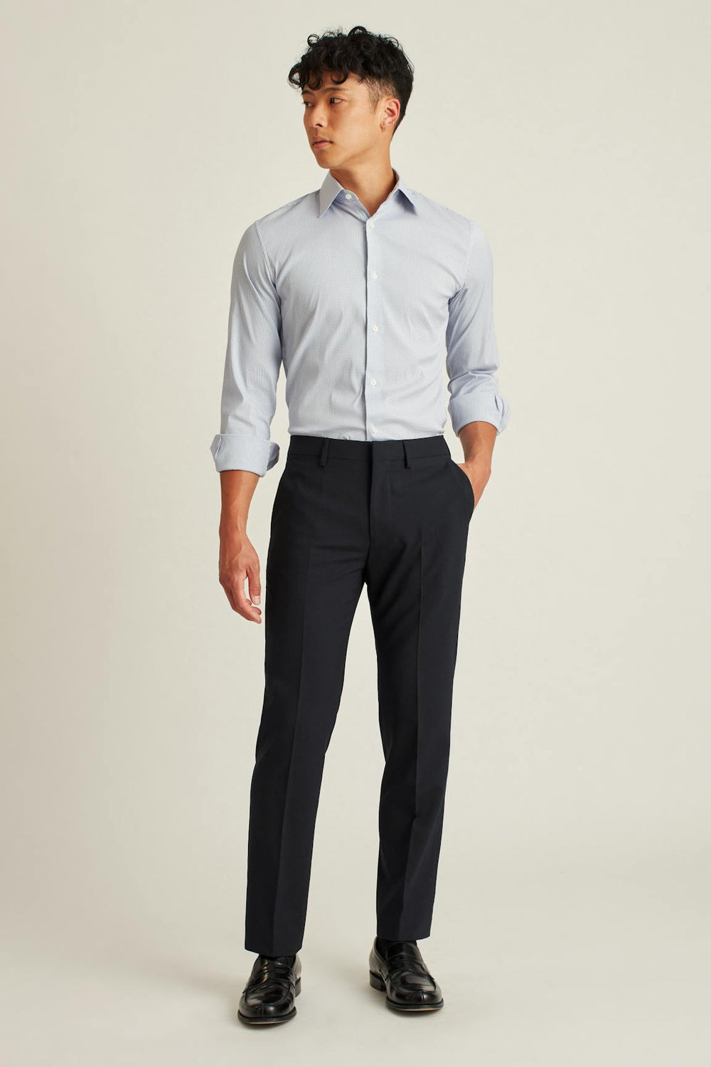 Italian Stretch Wool Dress Pants