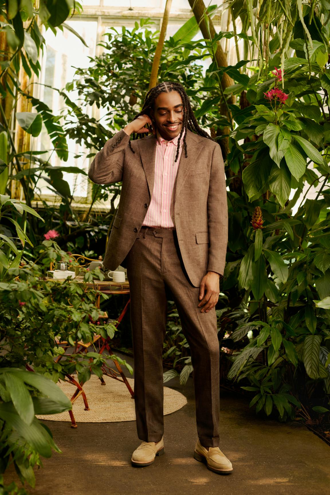 Jetsetter Italian Linen Dress Pant