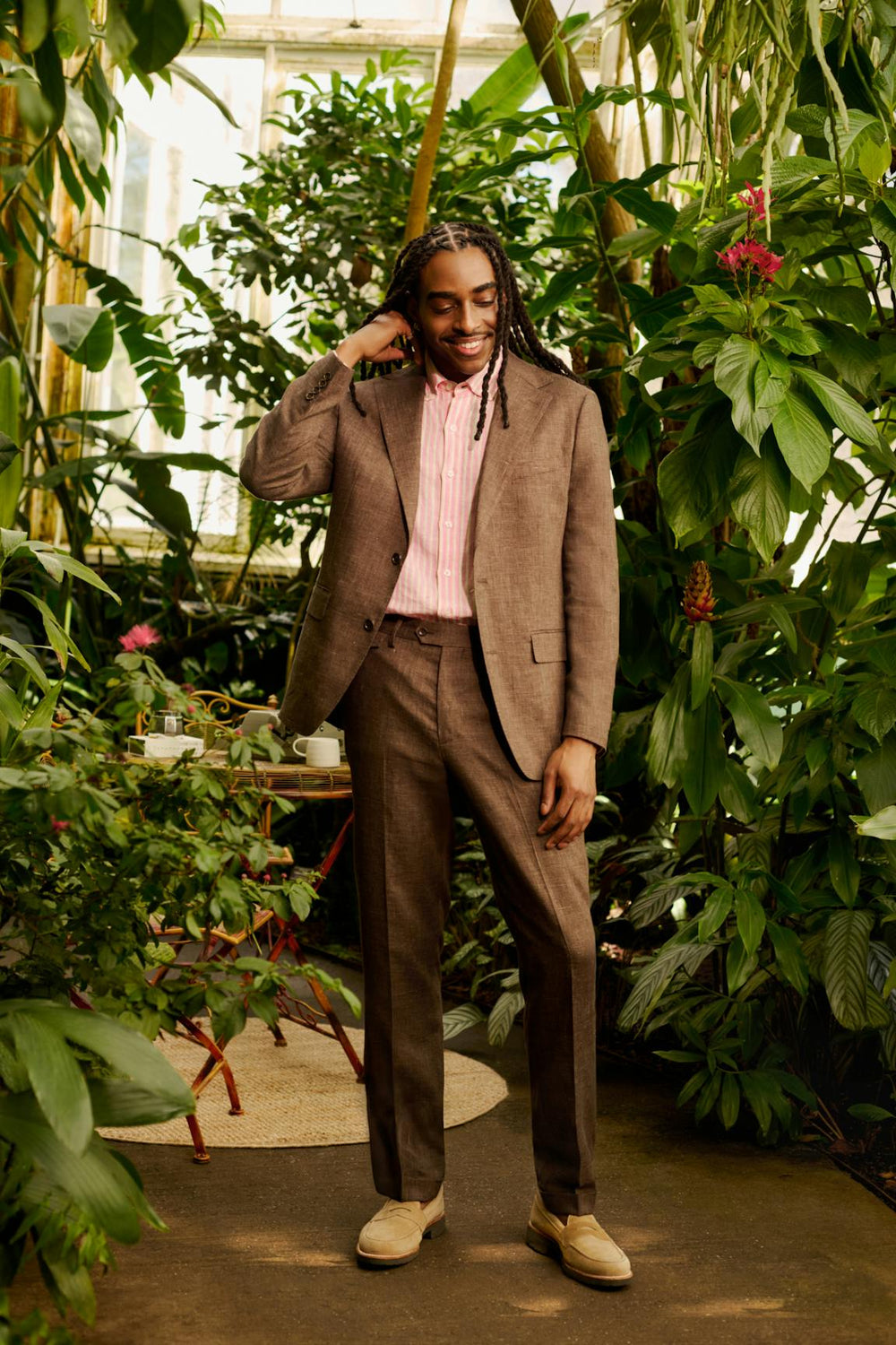 Jetsetter Italian Linen Dress Pant