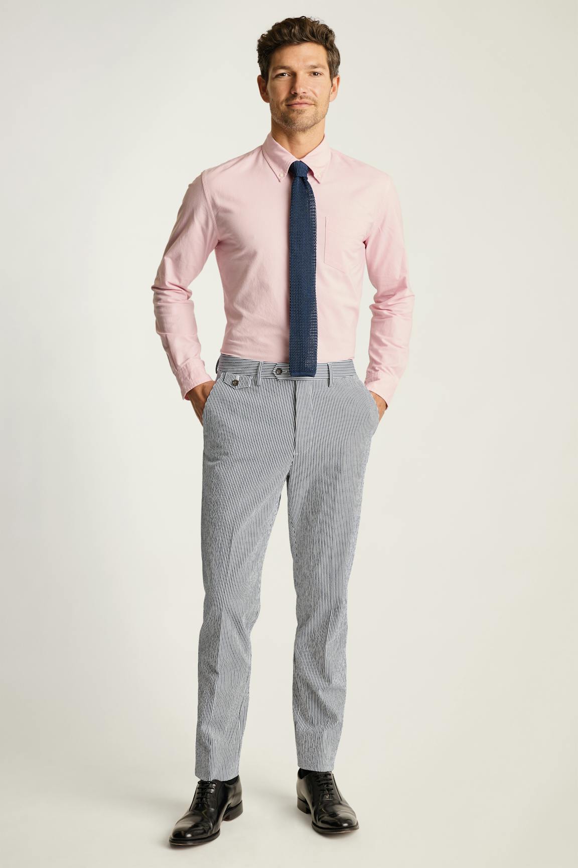 Jetsetter Italian Seersucker Dress Pant