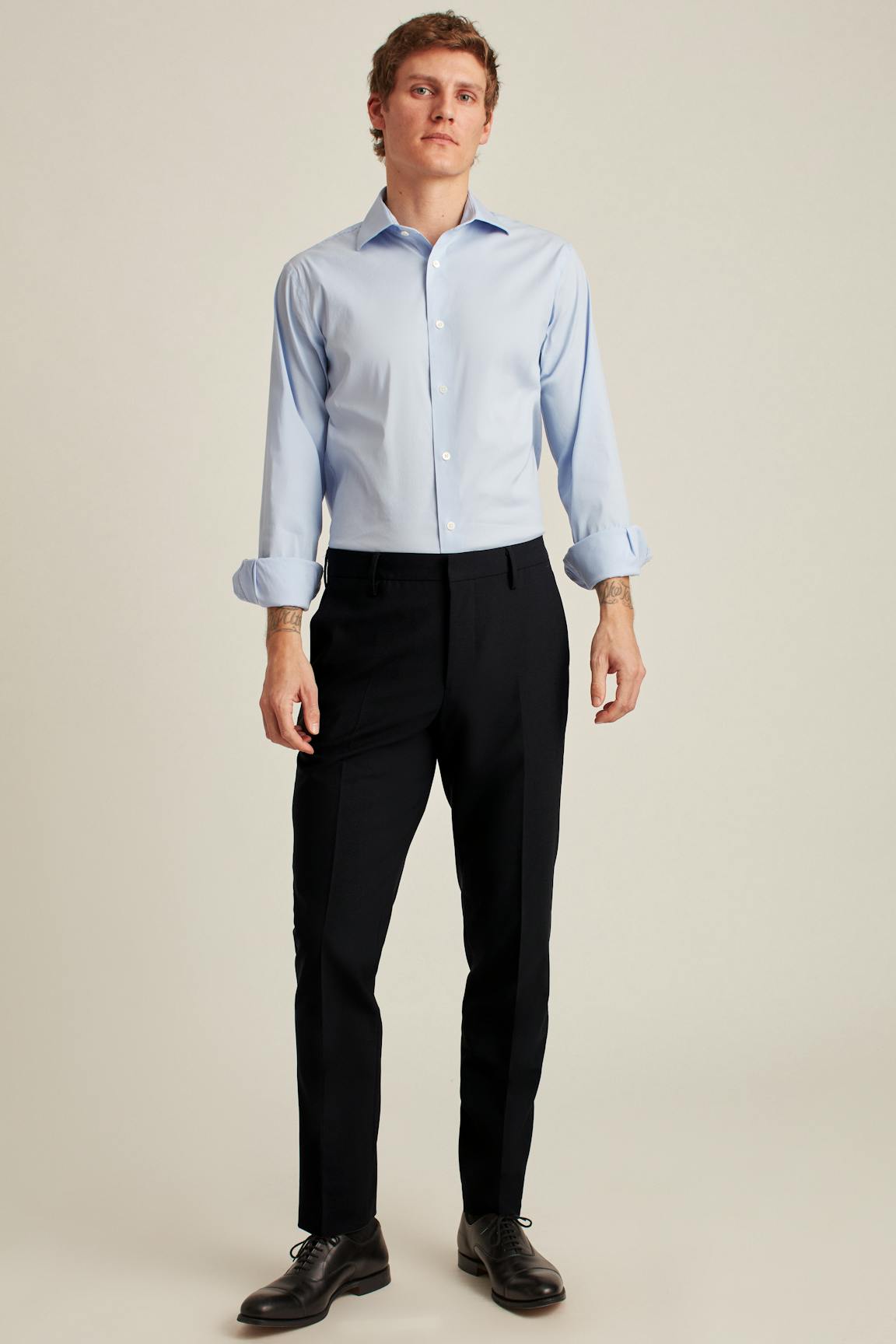 Italian Stretch Wool Dress Pants
