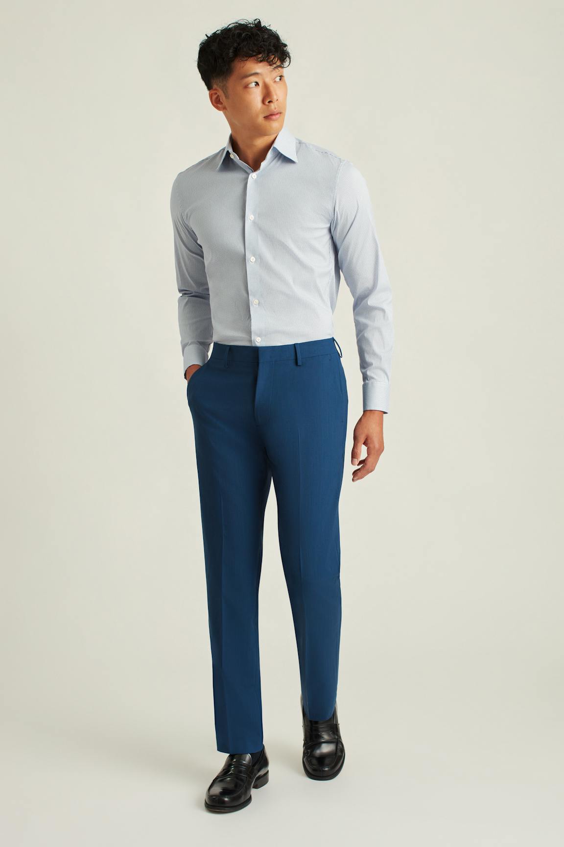 Italian Stretch Wool Dress Pants