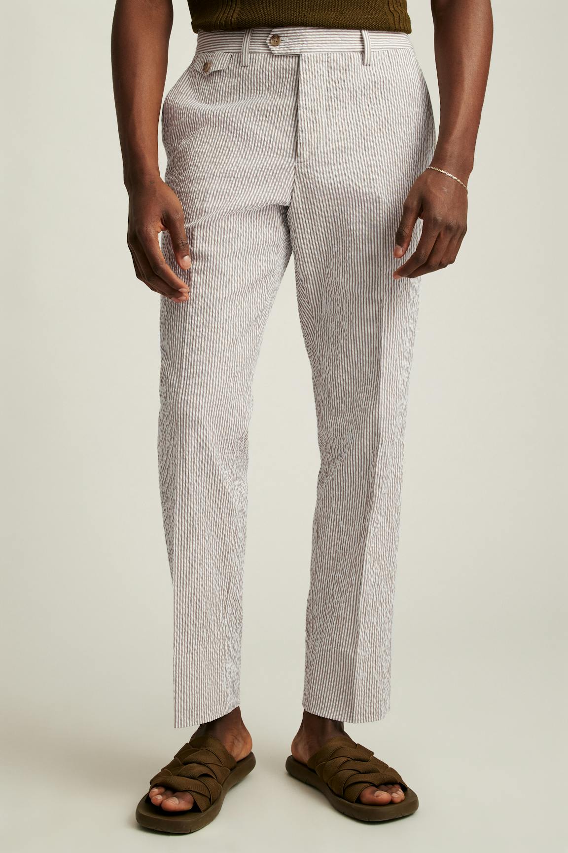 Jetsetter Italian Seersucker Dress Pant