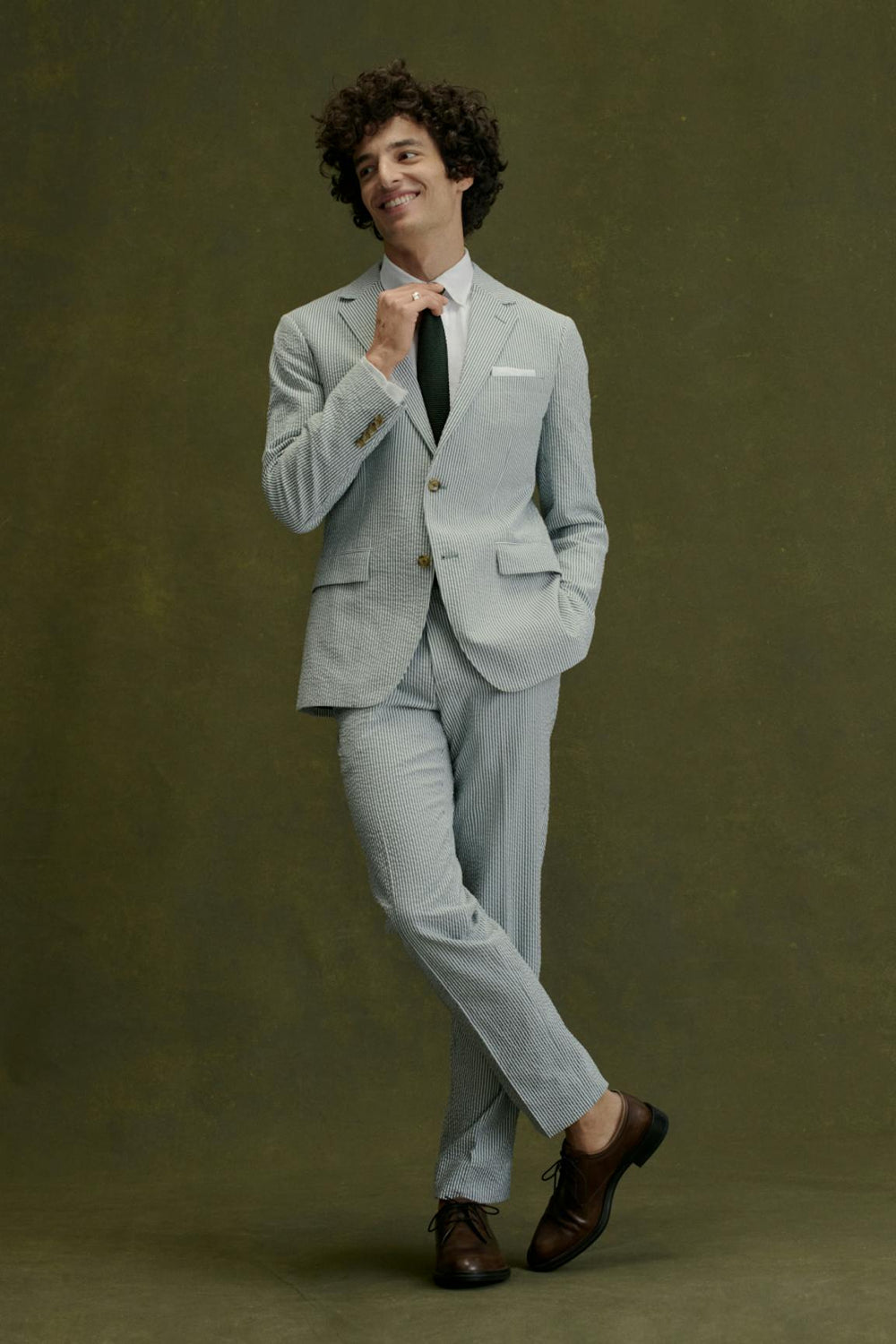 Jetsetter Italian Seersucker Dress Pant