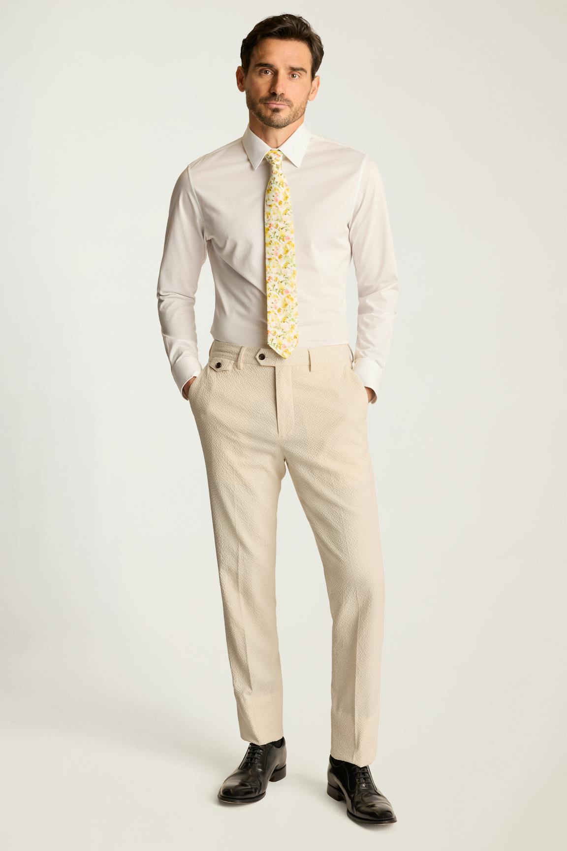 Jetsetter Italian Seersucker Dress Pant