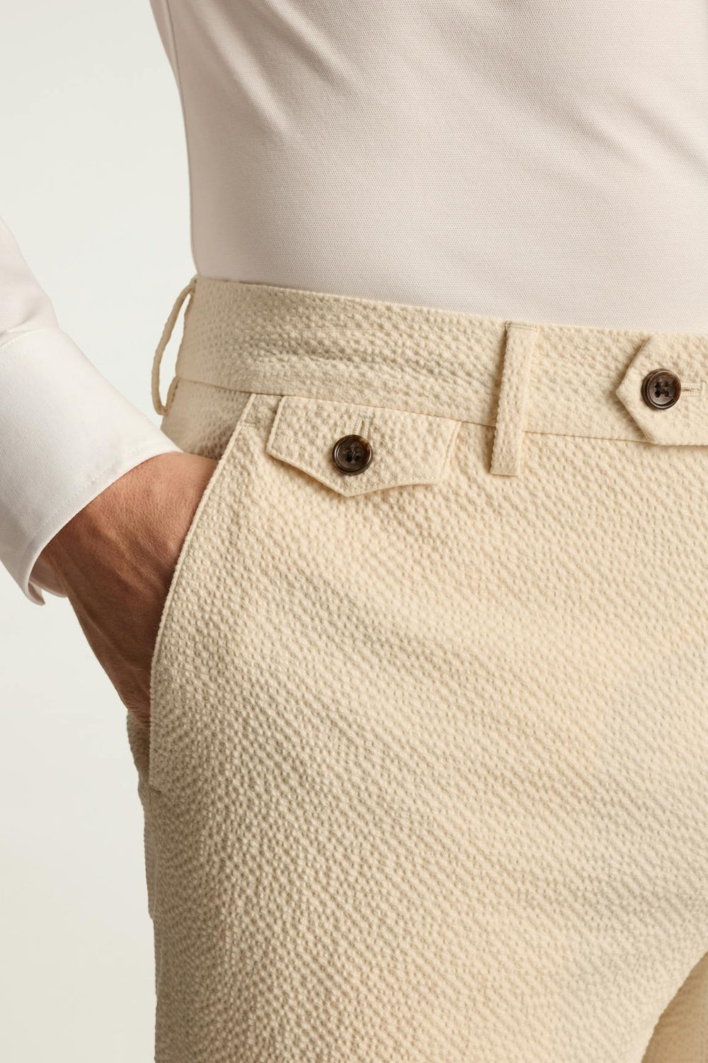 Jetsetter Italian Seersucker Dress Pant