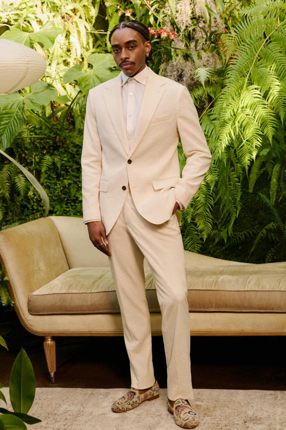 Jetsetter Italian Seersucker Dress Pant