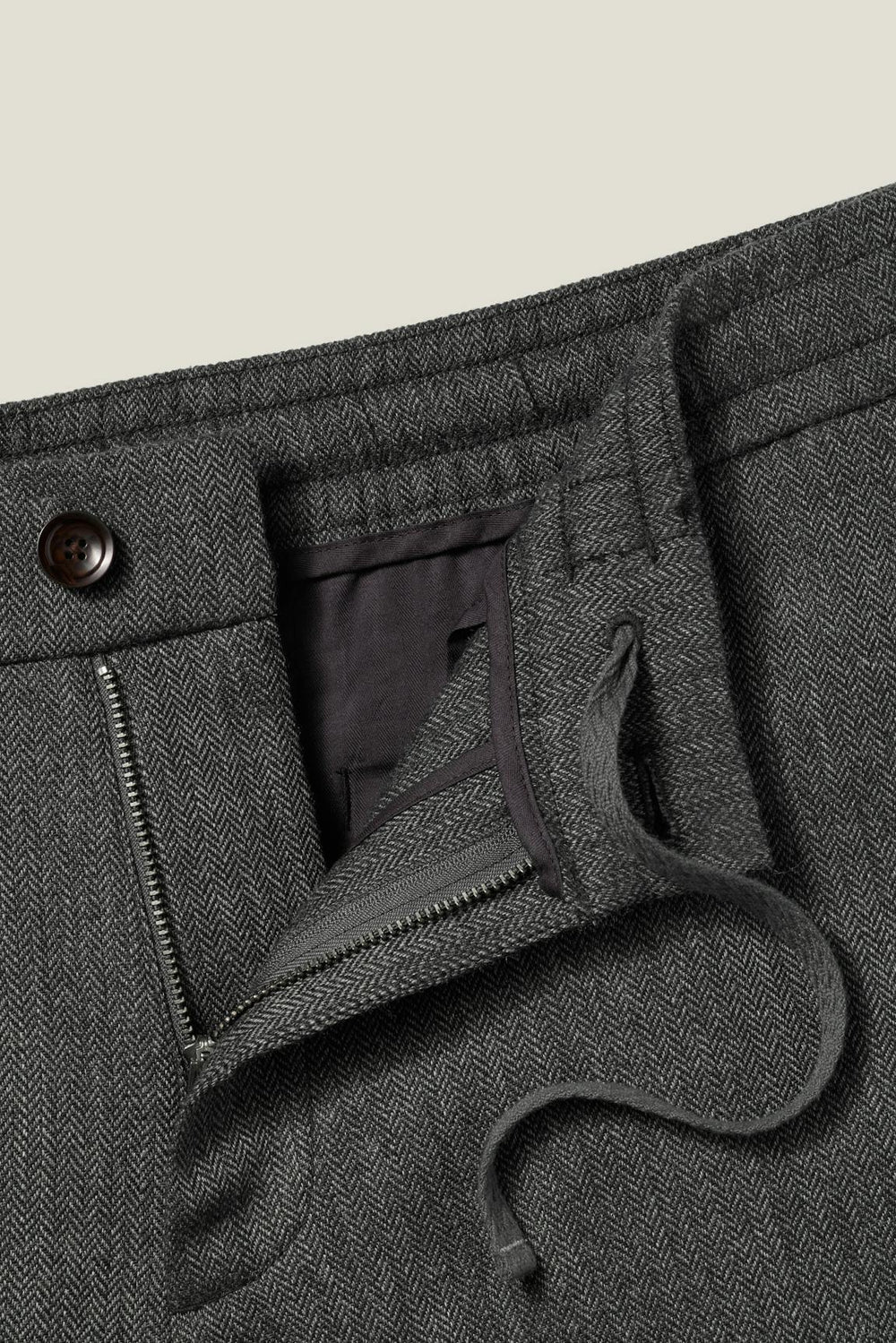 Wool Drawstring Trouser