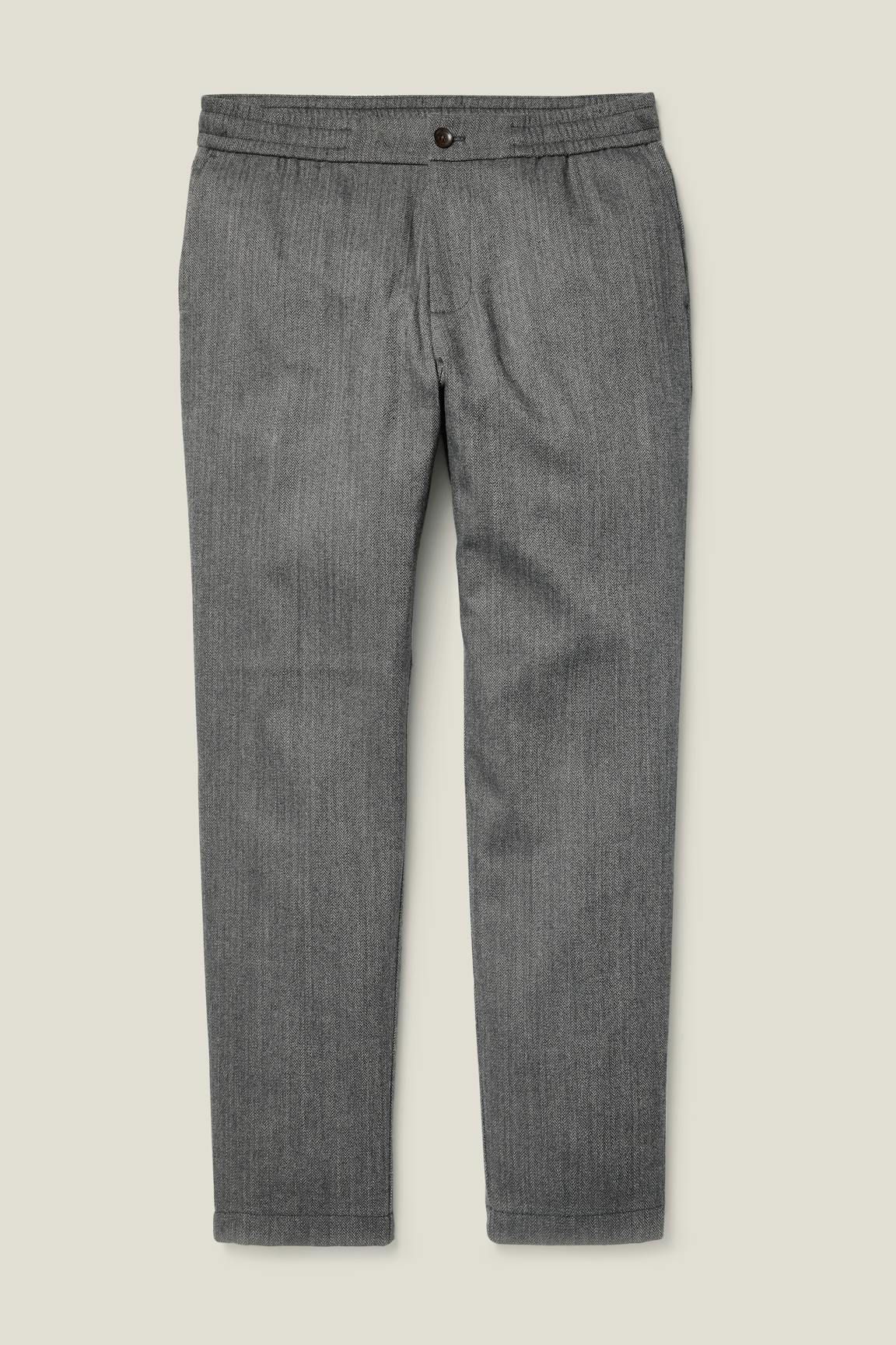Wool Drawstring Trouser