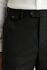 Jetsetter Italian Brushed Wool Dress Pant
