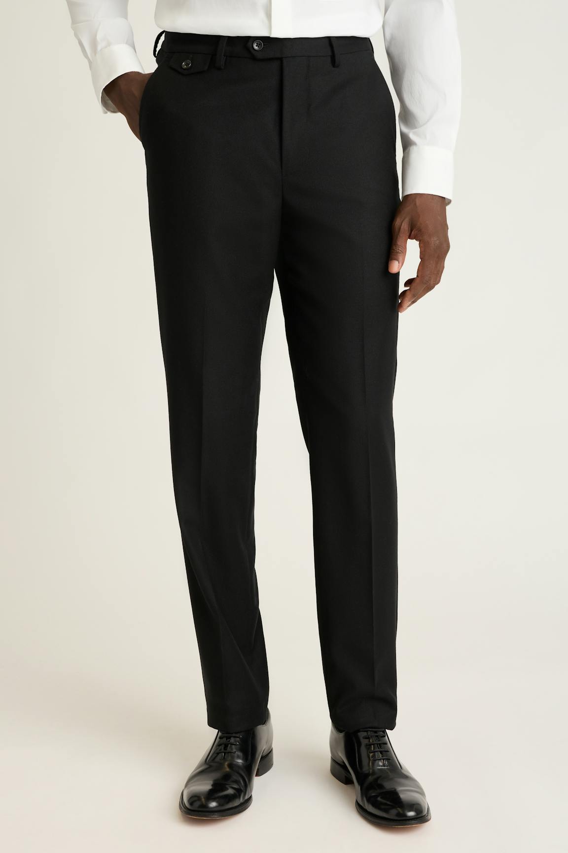 Jetsetter Italian Brushed Wool Dress Pant