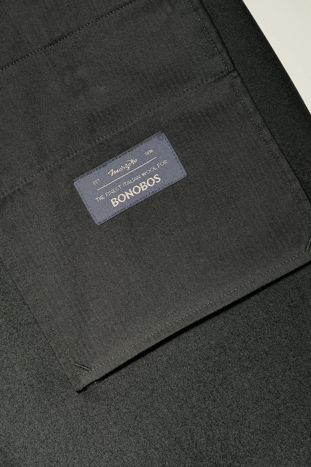 Jetsetter Italian Brushed Wool Dress Pant