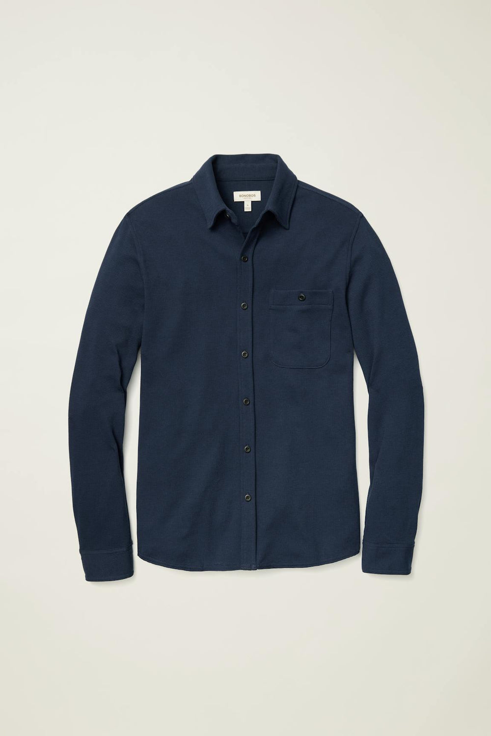 Waffle Button Down Shirt