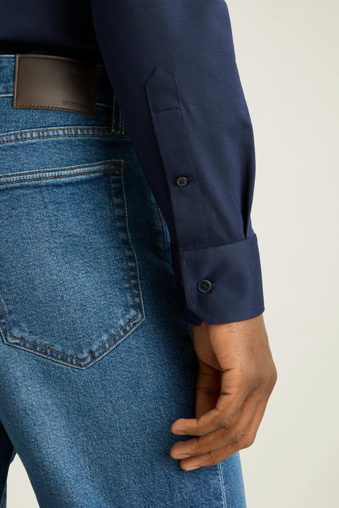 Tech Pique Button Down Shirt