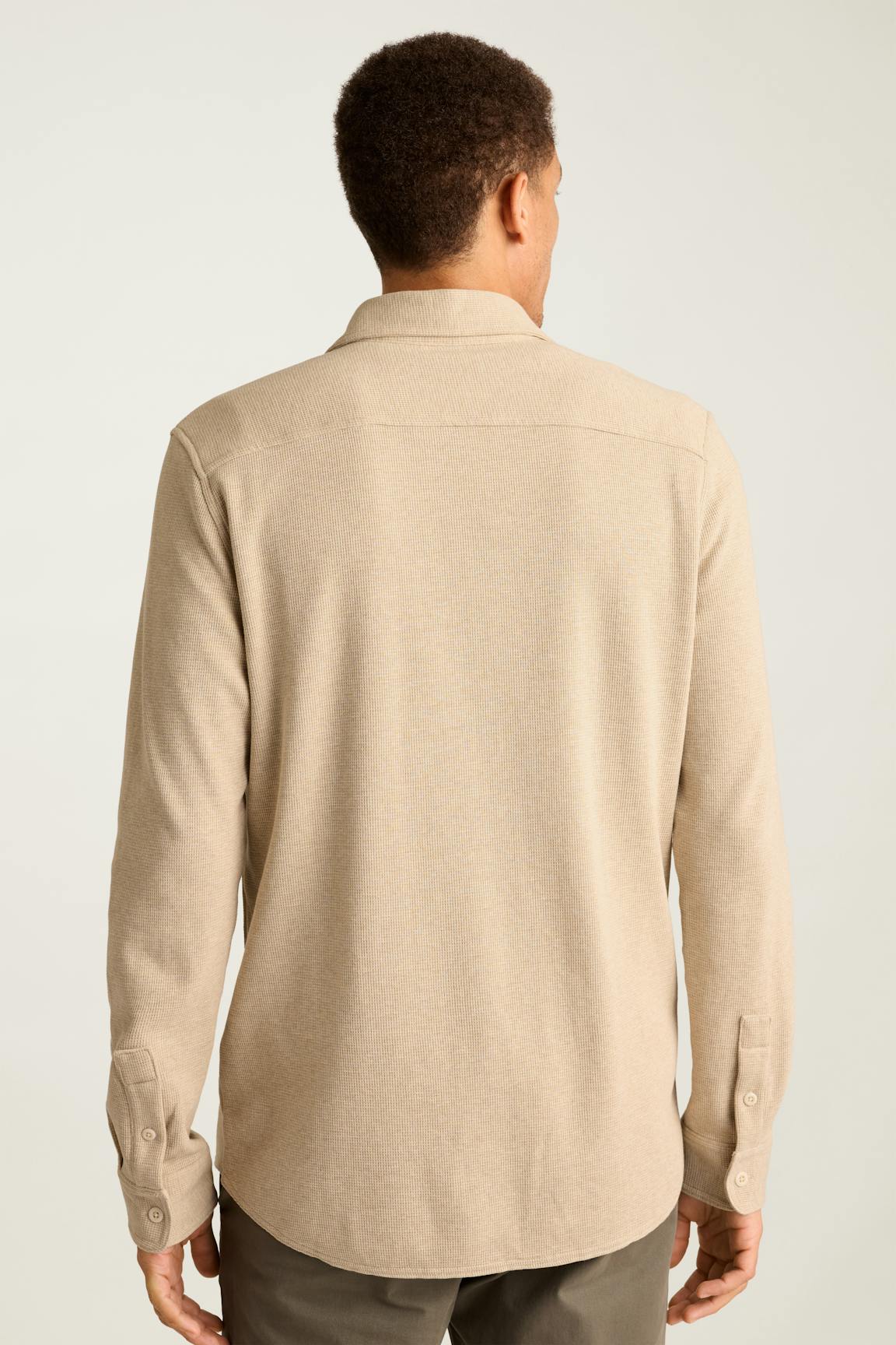Waffle Button Down Shirt