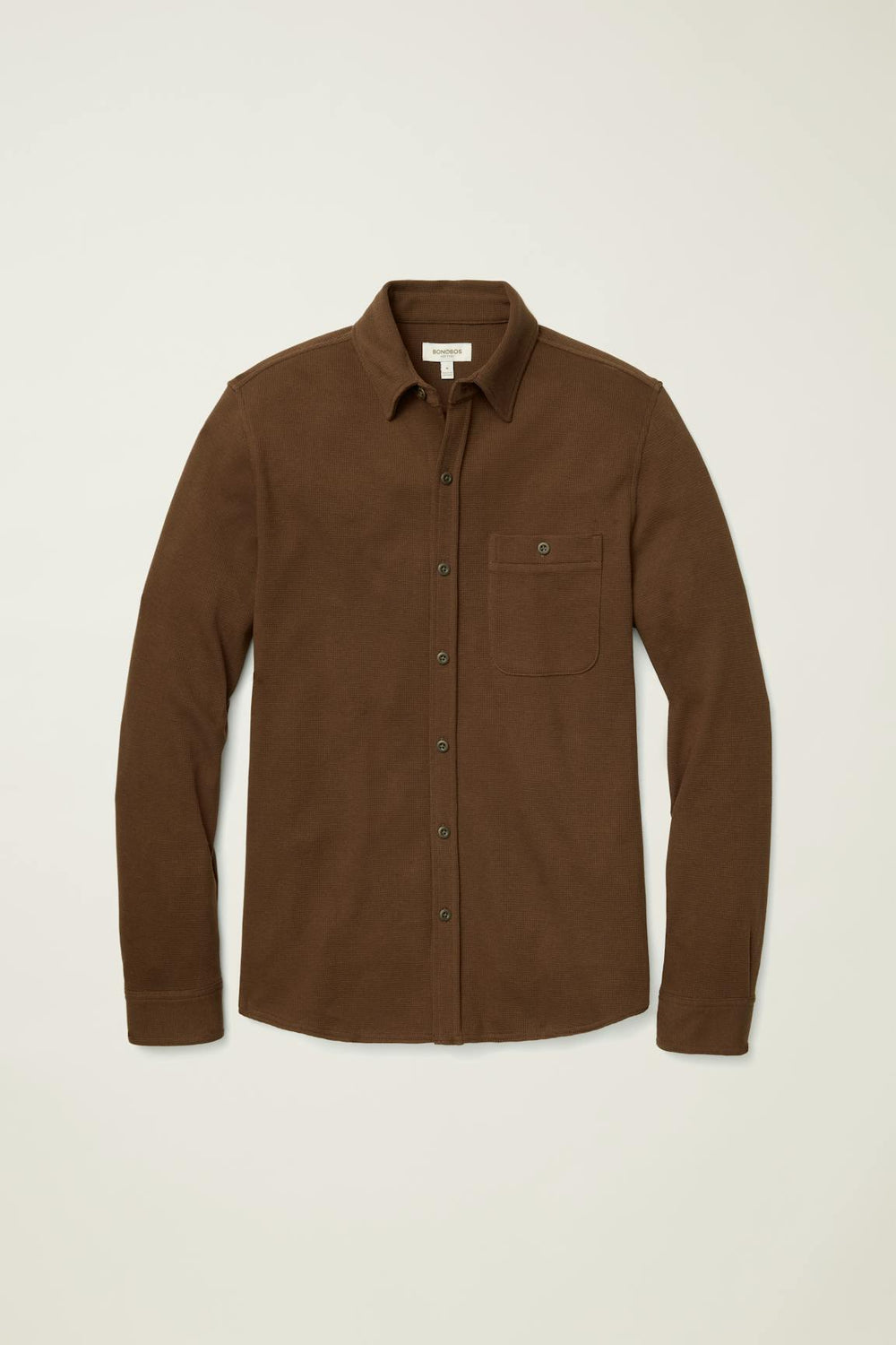Waffle Button Down Shirt