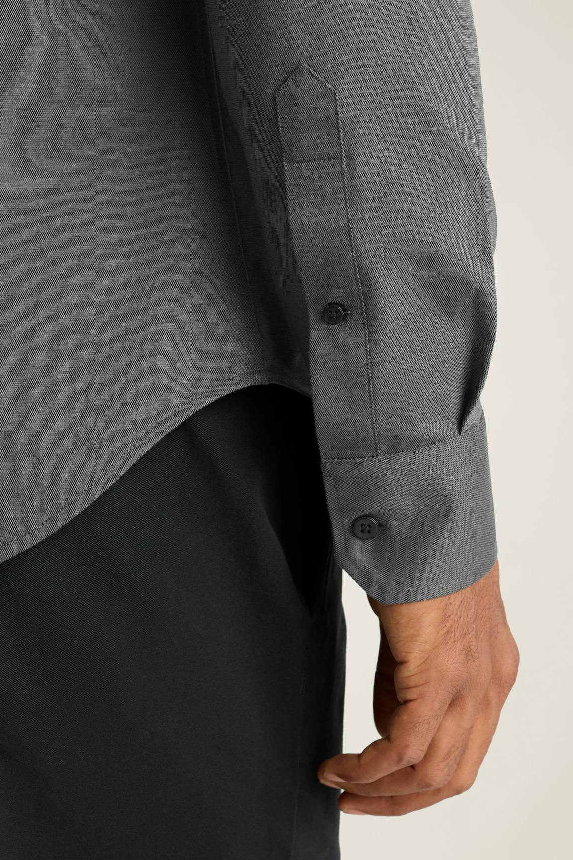 Tech Pique Button Down Shirt