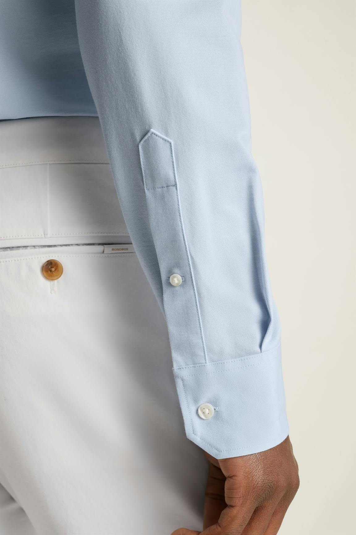 Tech Pique Button Down Shirt