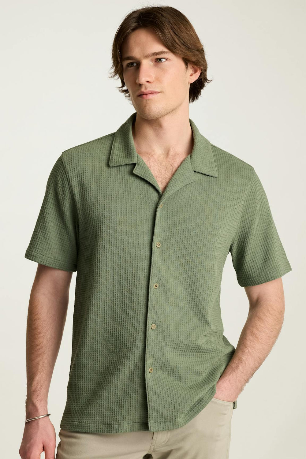 Waffle Cabana Shirt