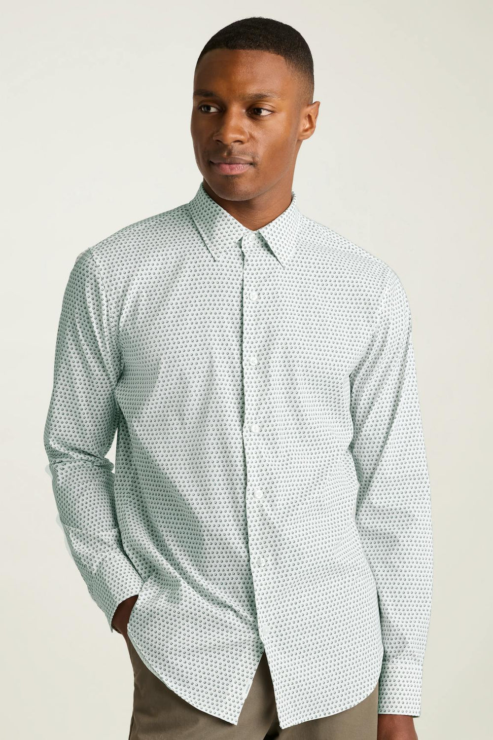 Tech Button Down Shirt