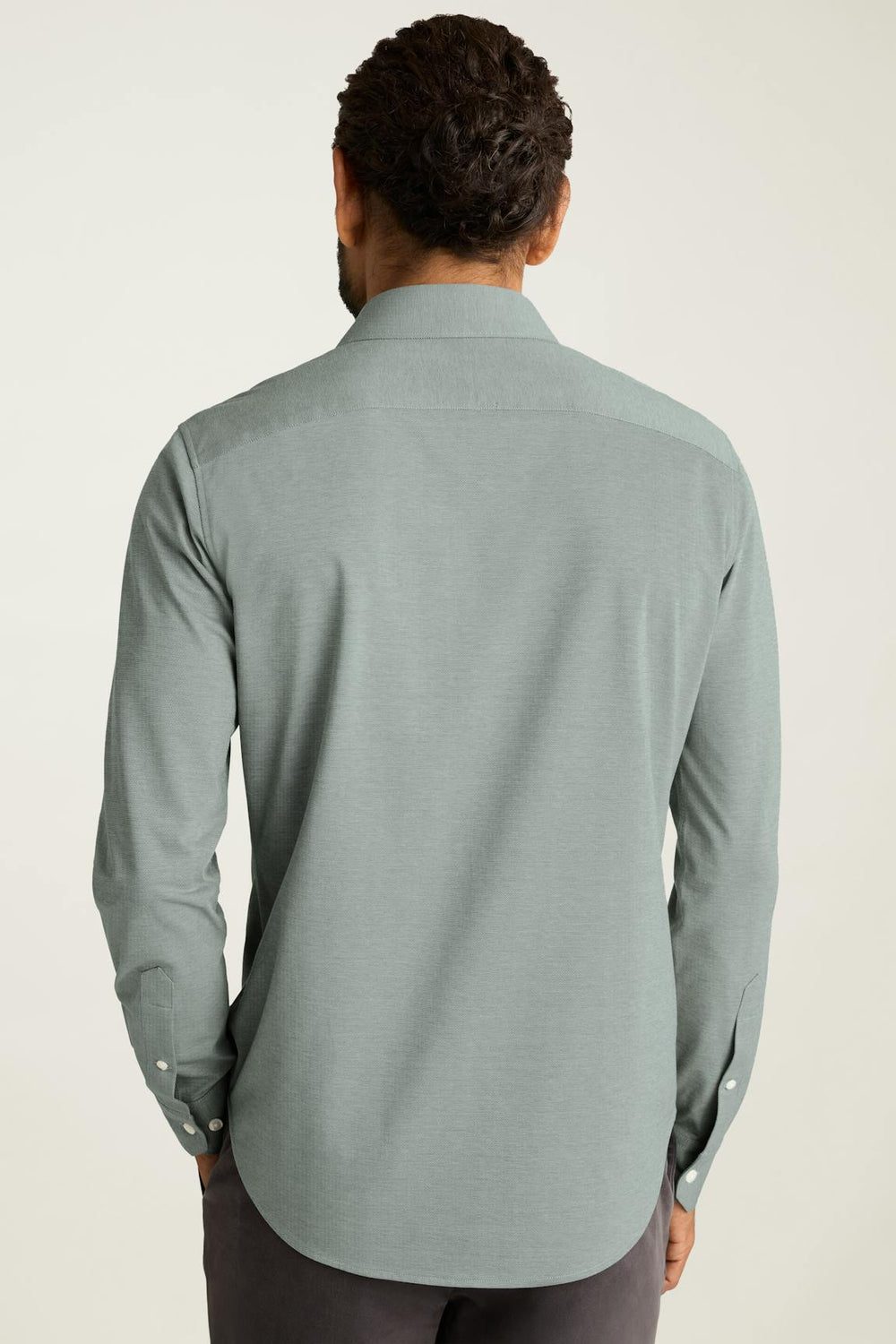 Tech Pique Button Down Shirt