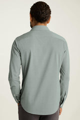 Tech Pique Button Down Shirt