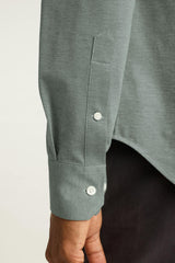 Tech Pique Button Down Shirt