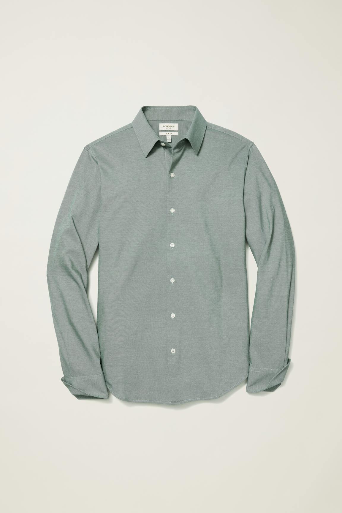 Tech Pique Button Down Shirt