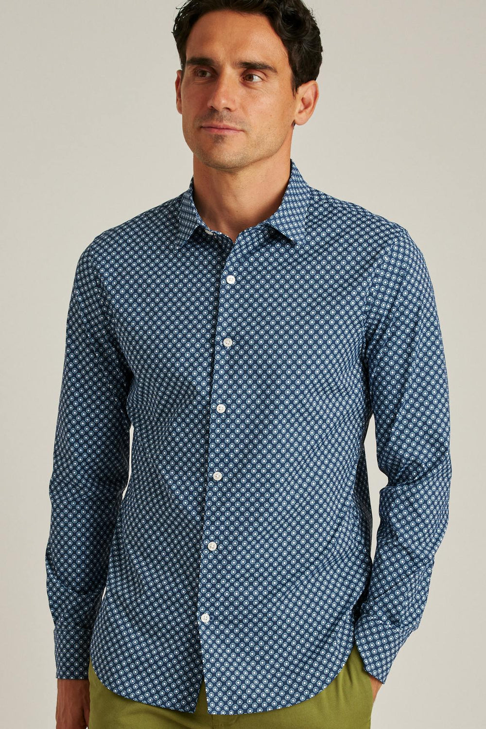 Tech Button Down Shirt
