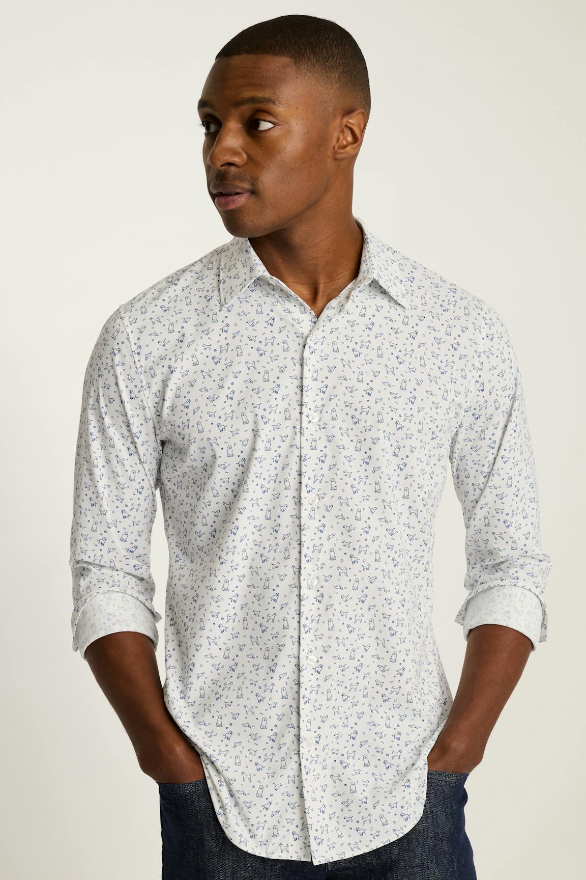Tech Button Down Shirt