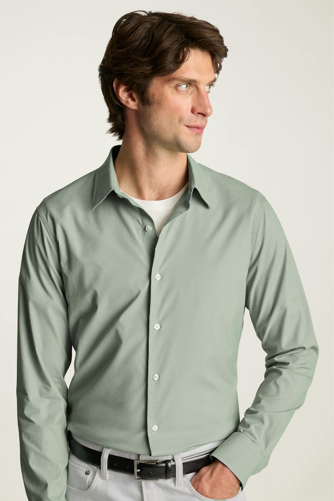 Tech Button Down Shirt