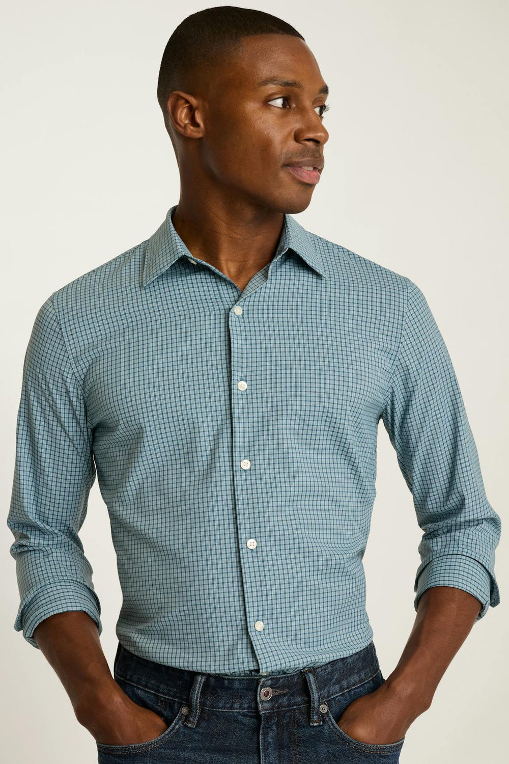 Tech Button Down Shirt