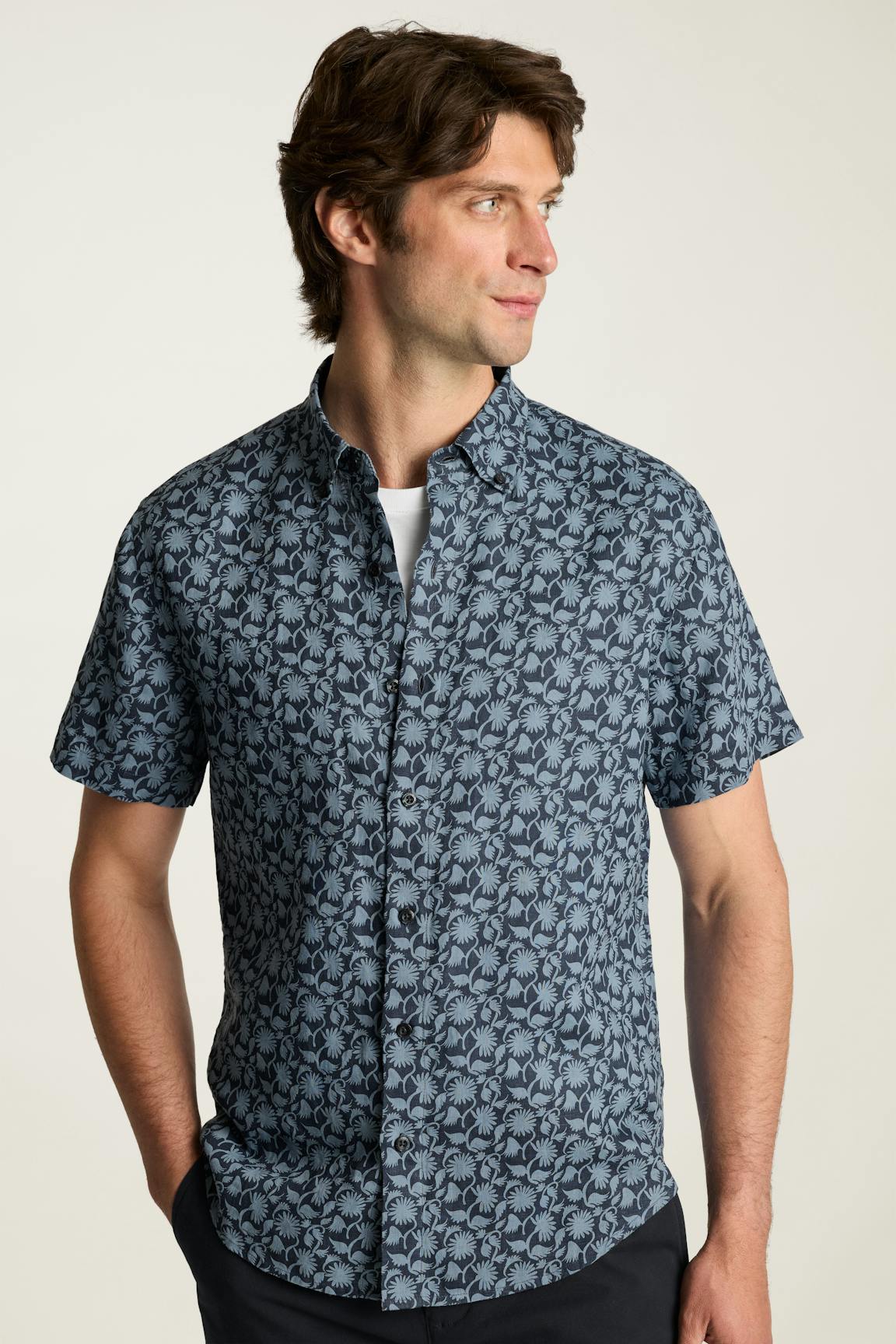 Riviera Linen Short Sleeve Shirt