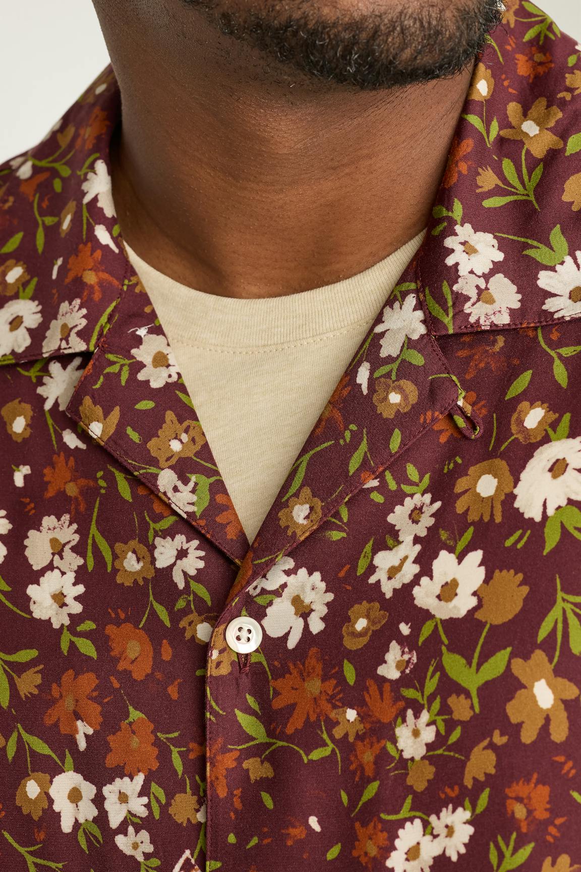 Riviera Silk Blend Cabana Shirt