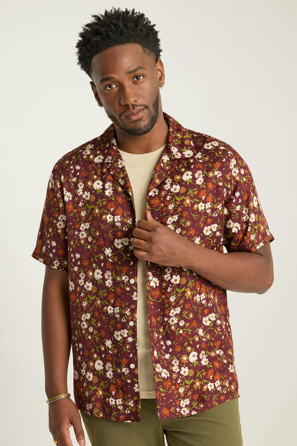 Riviera Silk Blend Cabana Shirt