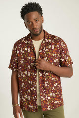 Riviera Silk Blend Cabana Shirt