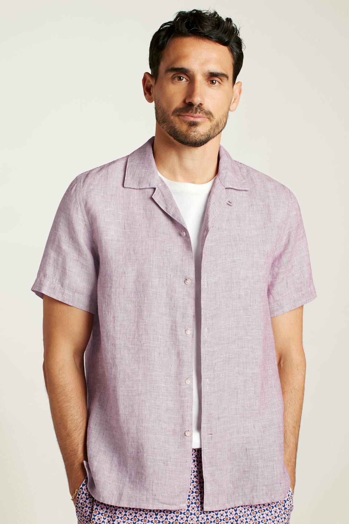 Linen Riviera Cabana Shirt