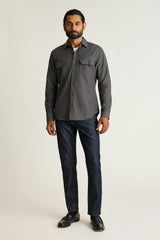 Garment-Dyed Utility Shirt